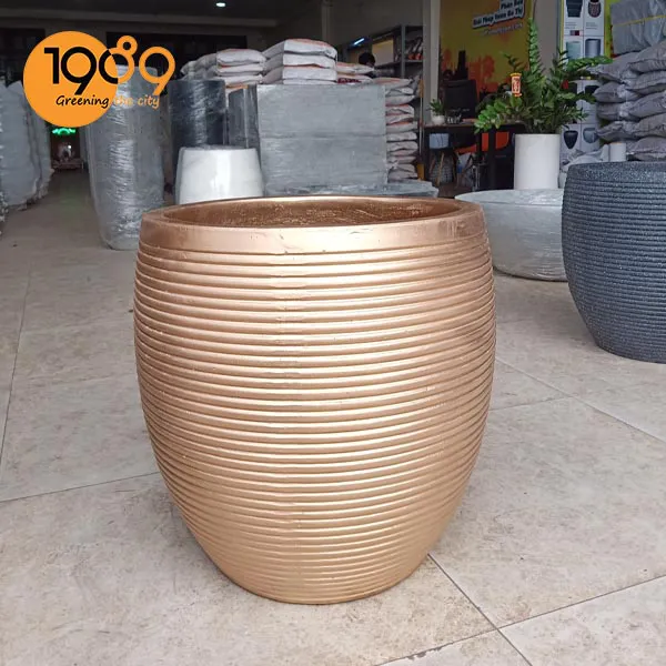 Chậu Lu Sọc Chỉ 52x52cm