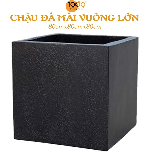 Chậu Đá Mài Vuông Lớn 80cm