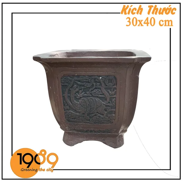 Chậu Bonsai Vuông 30x40cm