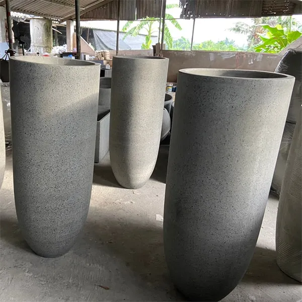 Chậu Đá Mài Đầu Đạn 40x100cm