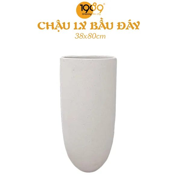 Chậu Ly Bầu Đáy 38x80cm