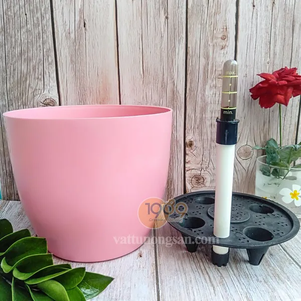 Chậu Trồng Cây Tự Dưỡng 18.5x16cm