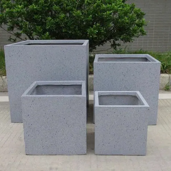 Chậu Đá Mài Vuông 50cm