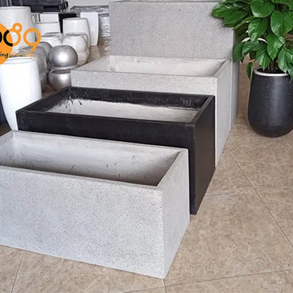 Chậu Đá Mài Chữ Nhật 40x80x80cm
