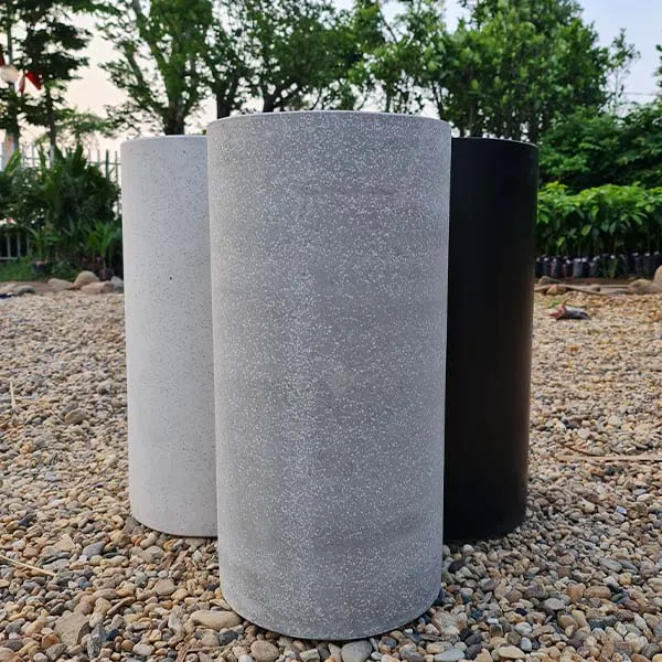 Chậu Đá Mài Tròn Trụ 30x60cm