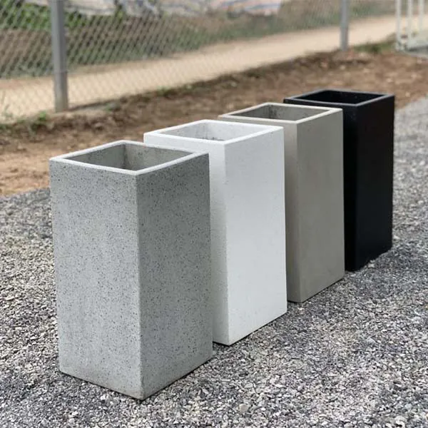 Chậu Đá Mài Trụ Vuông 40x80cm