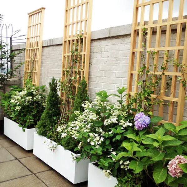 Chậu Trồng Cây Chữ Nhật Lớn 50x50x100 cm