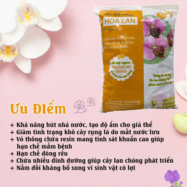Hỗn Hợp Trồng Hoa Lan