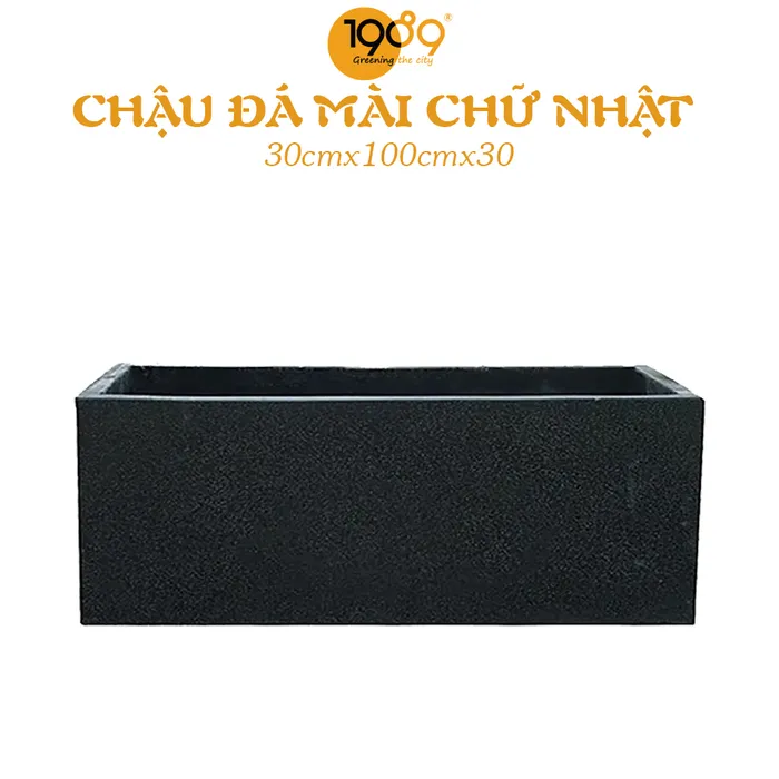 Chậu Đá Mài Chữ Nhật 30x30x100 cm