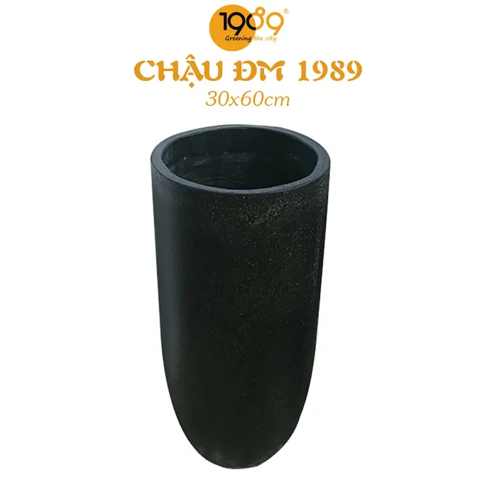 CHẬU ĐÁ MÀI TRÒN 1989 30X60cm