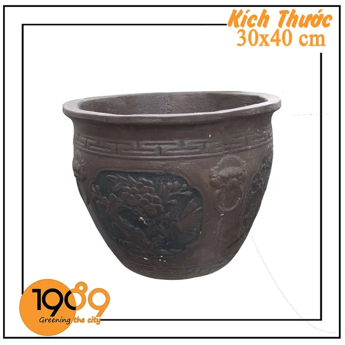 Chậu Bonsai Tròn 30x40cm