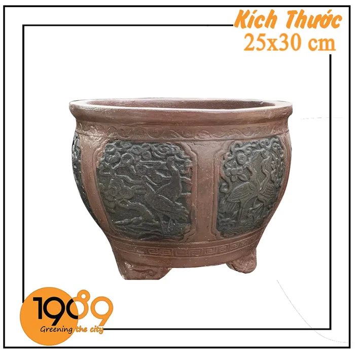 Chậu Bonsai Tròn 25x30cm