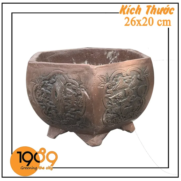 Chậu Bonsai Tròn 26x20cm