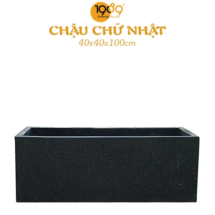 Chậu Đá Mài Chữ Nhật 40x100x40cm