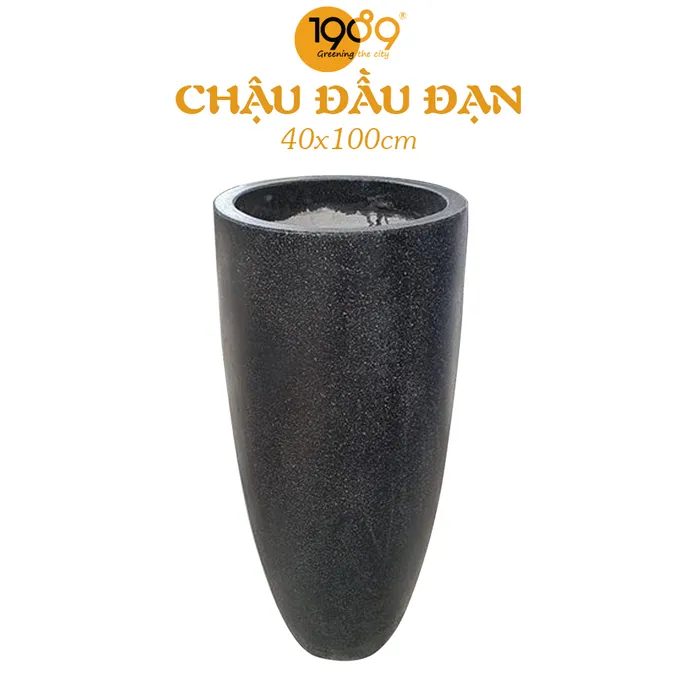 Chậu Đá Mài Đầu Đạn 40x100cm