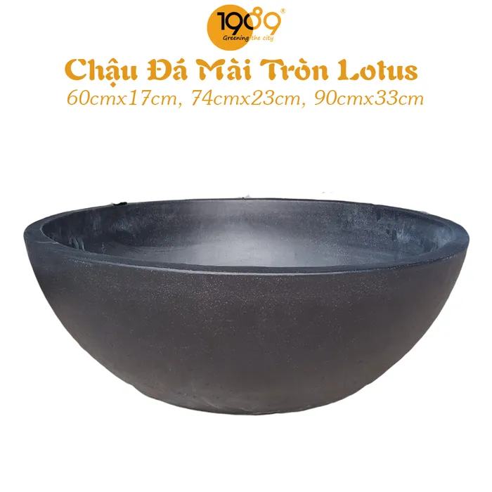 Chậu Đá Mài Tròn Lotus