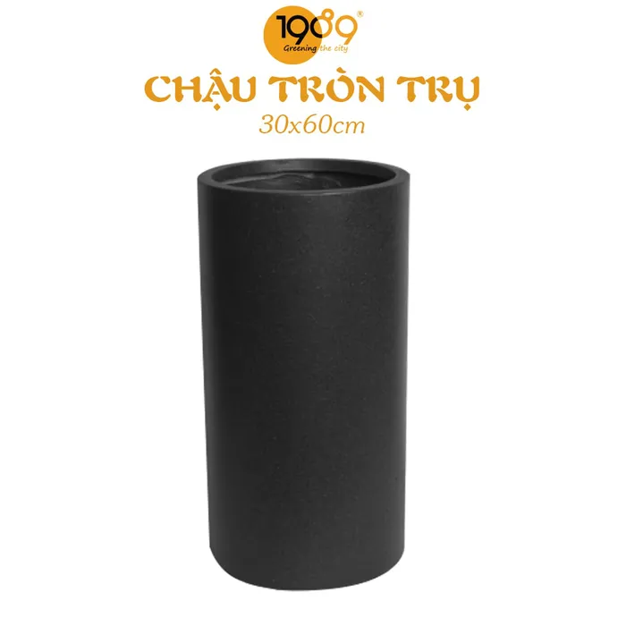 Chậu Đá Mài Tròn Trụ 30x60cm