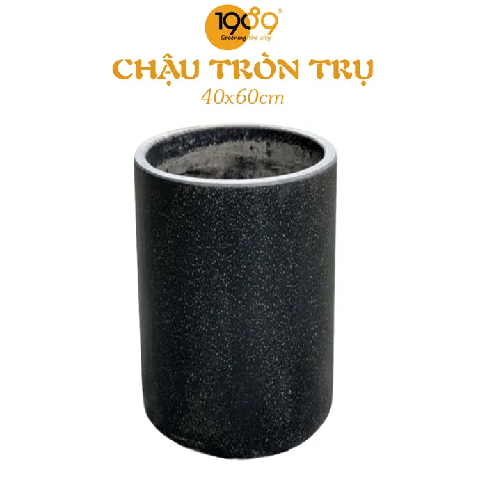Chậu Đá Mài Tròn Trụ 40x60cm
