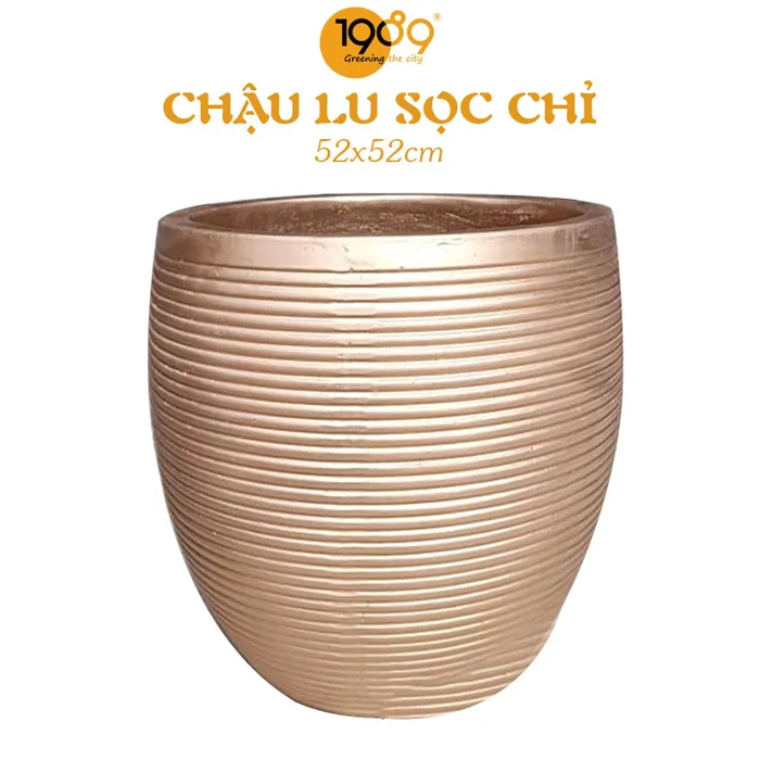 Chậu Lu Sọc Chỉ 52x52cm