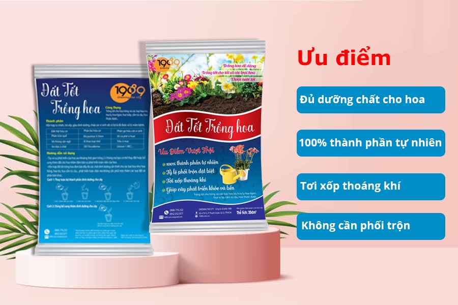 ưu điểm đất tốt trồng hoa