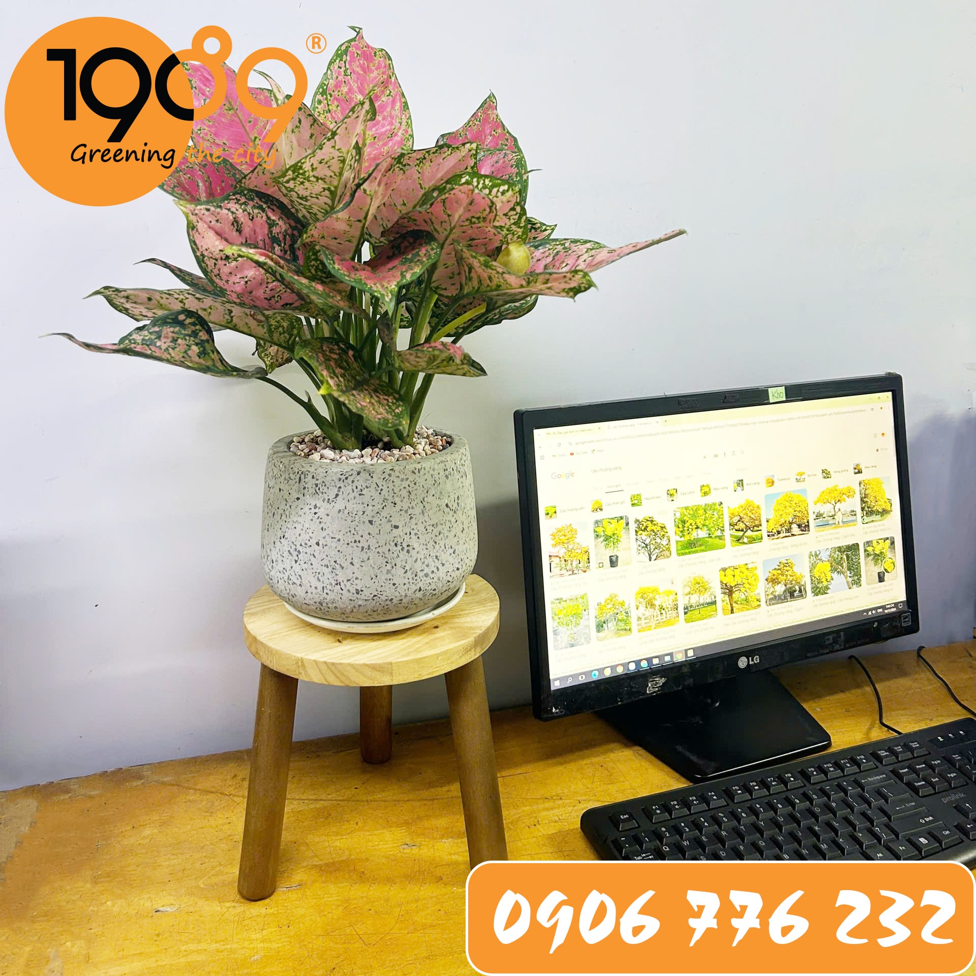 Đôn Gỗ Tròn 3 Chân