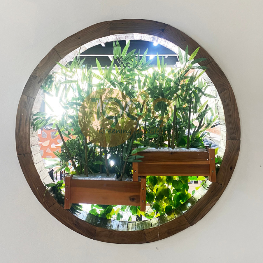 Chậu Gỗ Hình Chữ Nhật Lắp Ráp