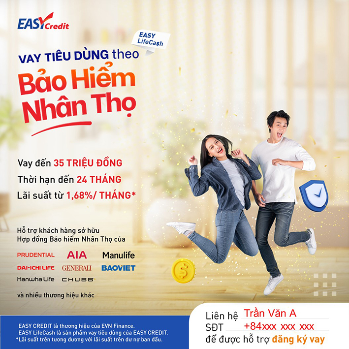 LIC - SẢN PHẨM VAY THEO HỢP ĐỒNG BẢO HIỂM NHÂN THỌ