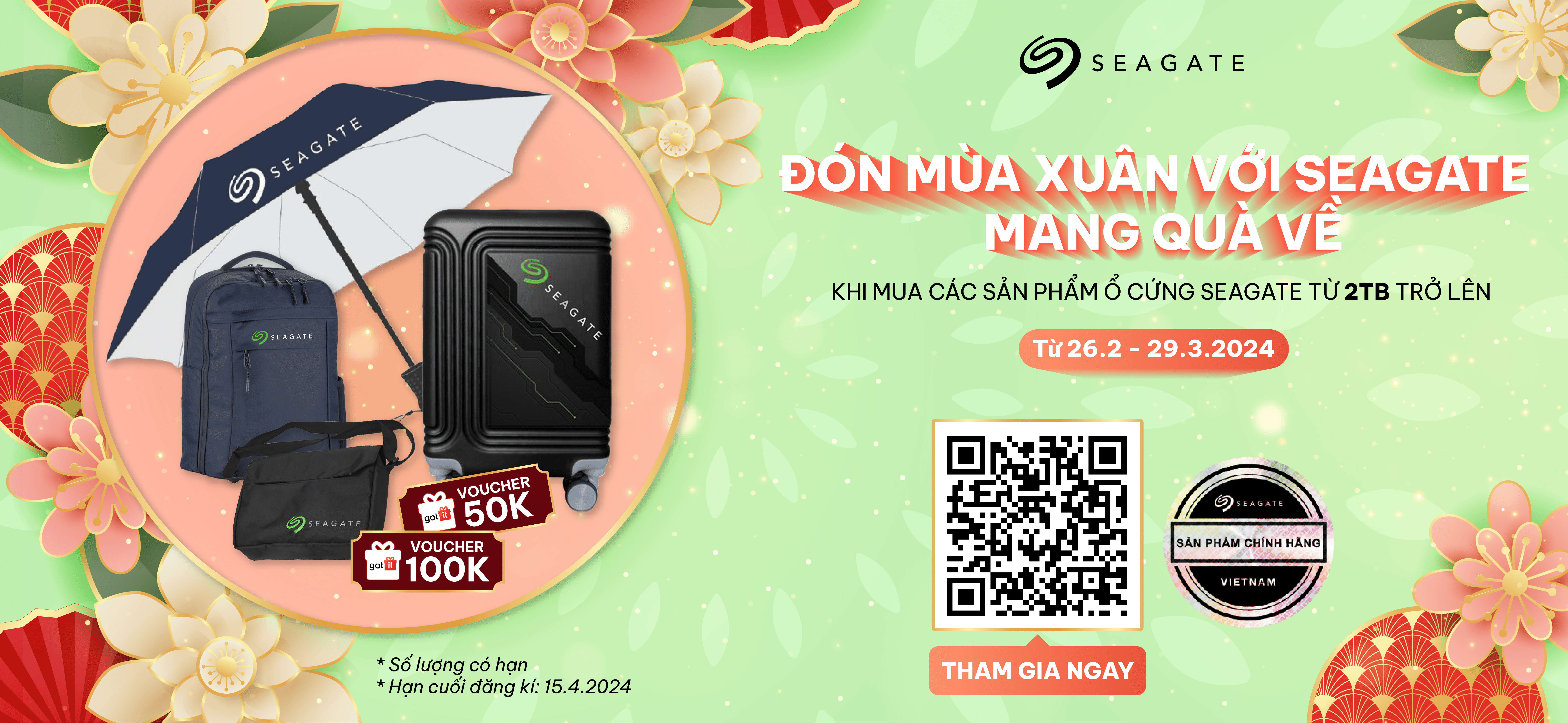 Đón Mùa Xuân Với Seagate – Mang Quà Về Đón Mùa Xuân Với Seagate – Mang Quà Về