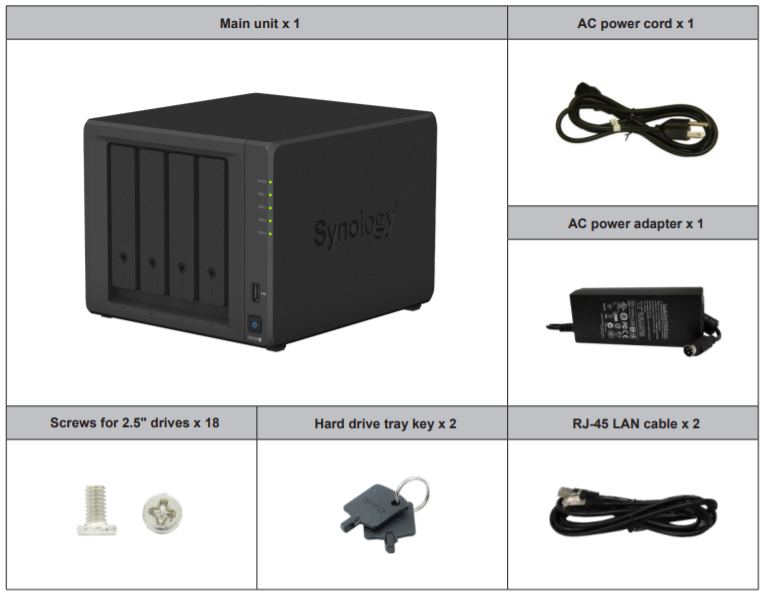 Thiết bị lưu trữ mạng NAS Synology DS420+ Thiết bị lưu trữ mạng NAS Synology DS420+