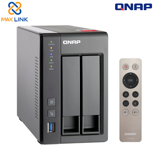 Thiết bị lưu trữ mạng NAS Qnap TS-251+-2G Thiết bị lưu trữ mạng NAS Qnap TS-251+-2G