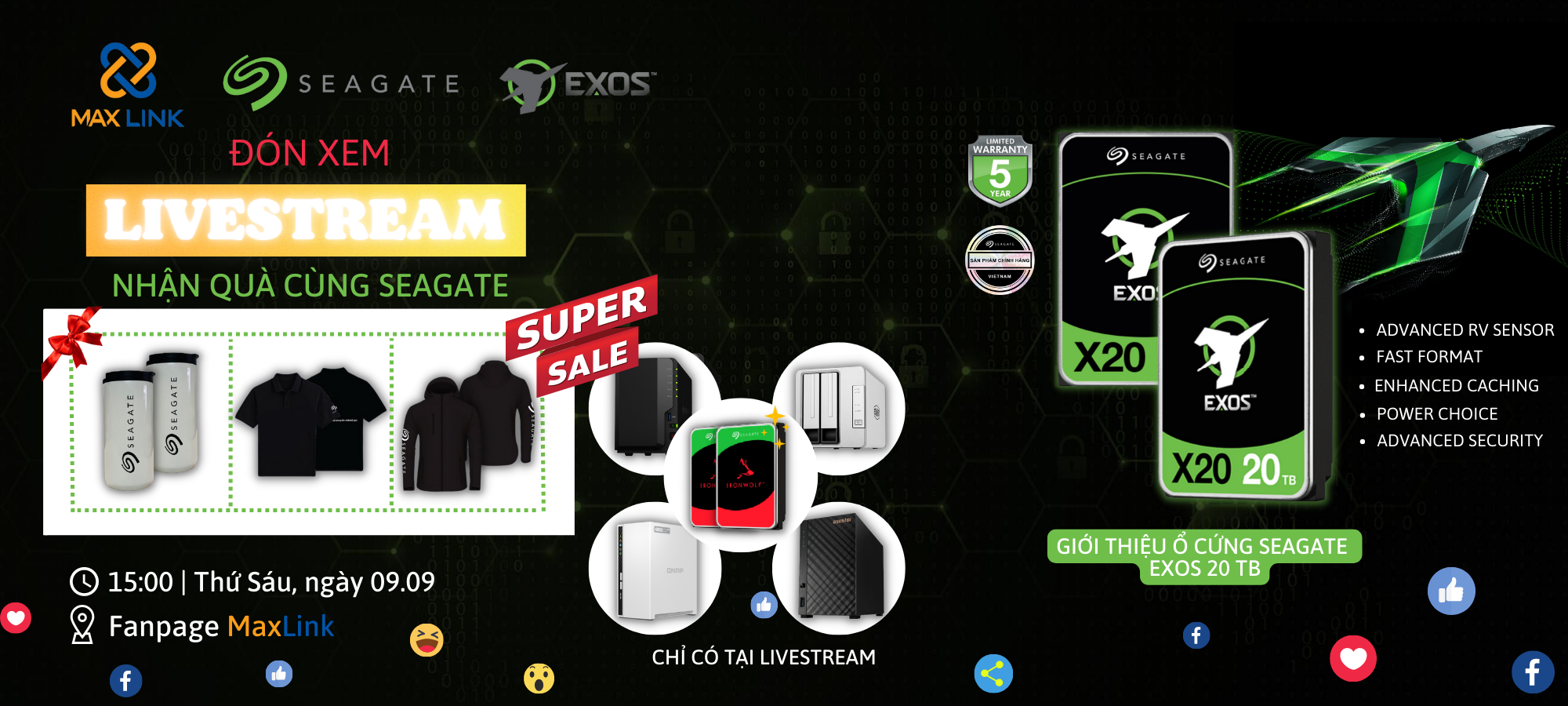 ĐÓN XEM LIVESTREAM: RINH QUÀ SEAGATE ĐÓN XEM LIVESTREAM: RINH QUÀ SEAGATE