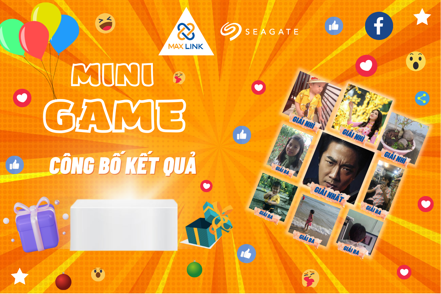MaxLink công bố kết quả Mini Game “Vui Hè Cùng Seagate” MaxLink công bố kết quả Mini Game “Vui Hè Cùng Seagate”