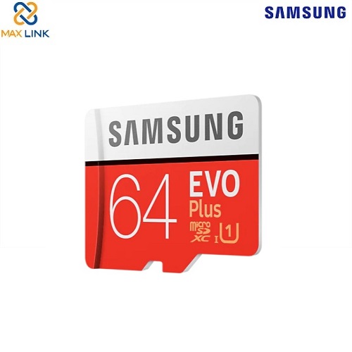 Thẻ nhớ MicroSD Samsung Evo plus - 64GB MB-MC64HAAPC Thẻ nhớ MicroSD Samsung Evo plus - 64GB MB-MC64HAAPC