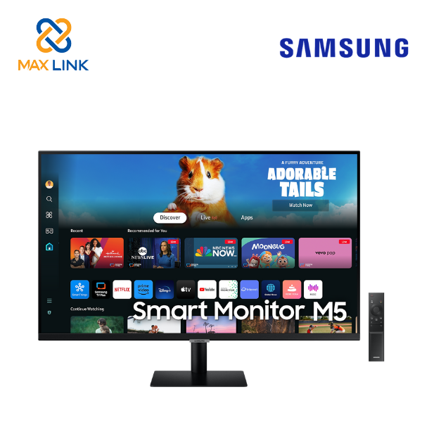 Màn hình máy tính thông minh Samsung M5 32 inch LS32DM500EEXXV Màn hình máy tính thông minh Samsung M5 32 inch LS32DM500EEXXV