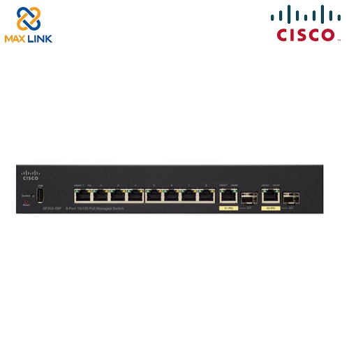 Cisco SF352-08 8-port 10/100 Managed Switch Cisco SF352-08 8-port 10/100 Managed Switch