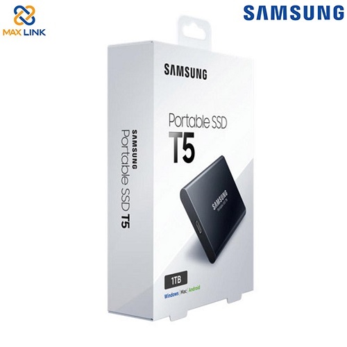 Ổ cứng SAMSUNG SSD T5 PORTABLE 1TB MU-PA1T0B/WW Black Ổ cứng SAMSUNG SSD T5 PORTABLE 1TB MU-PA1T0B/WW Black