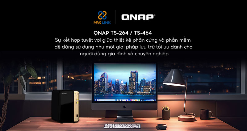 QNAP TS264 và TS464 - Giải pháp lưu trữ mạng tốt nhất dành cho gia đình năm 2023 QNAP TS264 và TS464 - Giải pháp lưu trữ mạng tốt nhất dành cho gia đình năm 2023