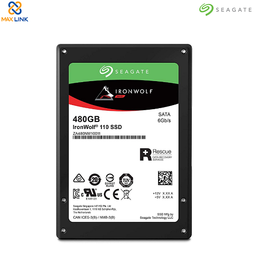 Ổ cứng SEAGATE SSD IronWolf 110 ZA480NM10011 Ổ cứng SEAGATE SSD IronWolf 110 ZA480NM10011