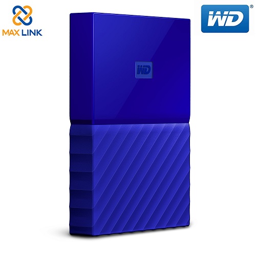 Ổ cứng WD My Passport - 2.5" USB 3.0 1TB (Portable Drives) blue WDBYNN0010BBL-WESN Ổ cứng WD My Passport - 2.5" USB 3.0 1TB (Portable Drives) blue WDBYNN0010BBL-WESN