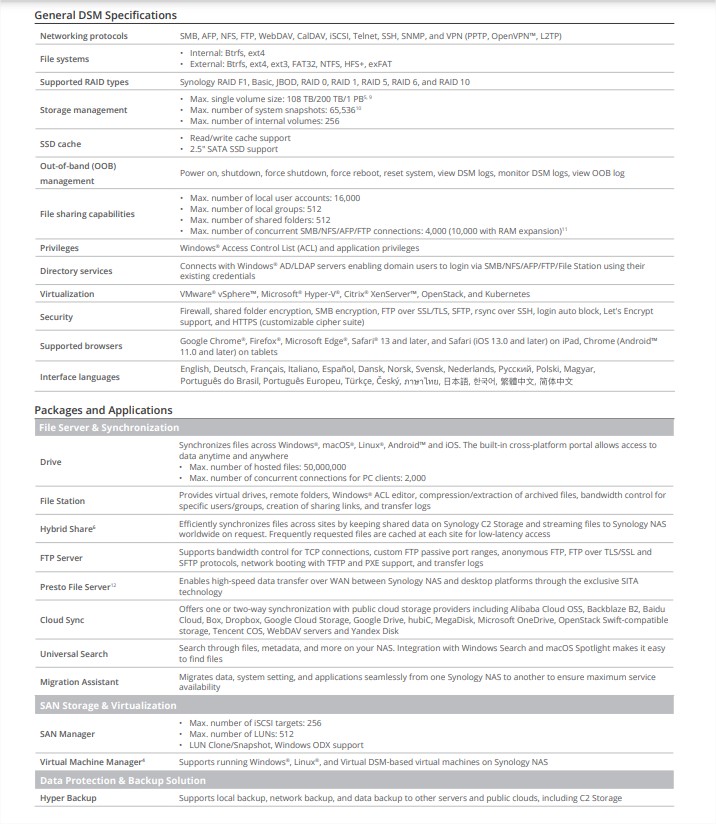 Thiết bị lưu trữ mạng NAS Synology FS3410 Thiết bị lưu trữ mạng NAS Synology FS3410