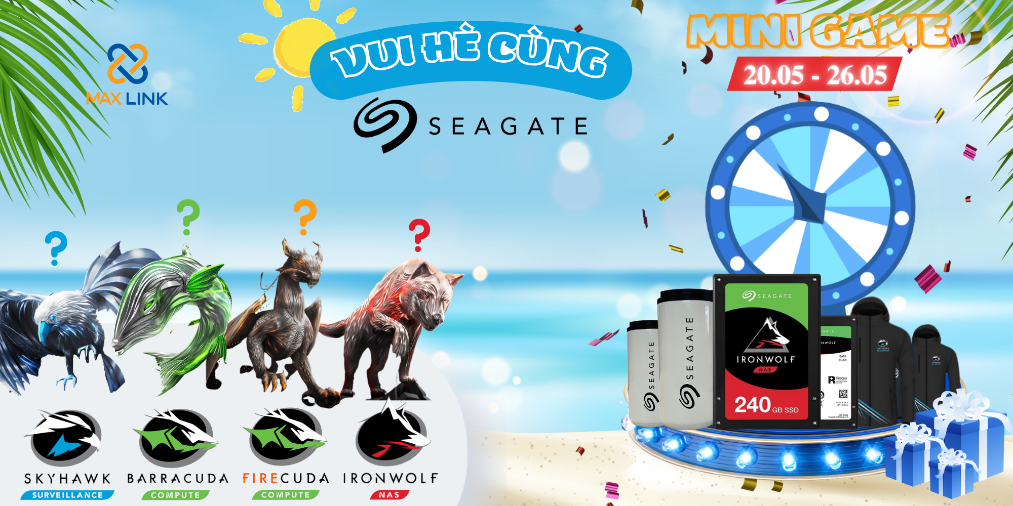 MINI GAME VUI HÈ CÙNG SEAGATE MINI GAME VUI HÈ CÙNG SEAGATE
