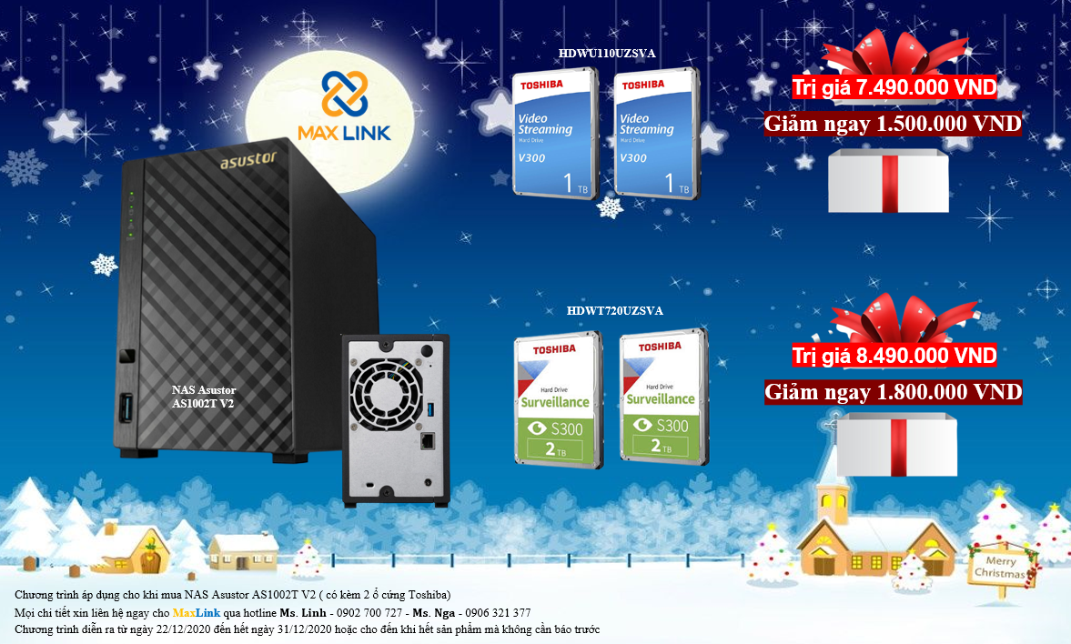 TUẦN LỄ GIÁNG SINH CÙNG ASUSTOR TUẦN LỄ GIÁNG SINH CÙNG ASUSTOR