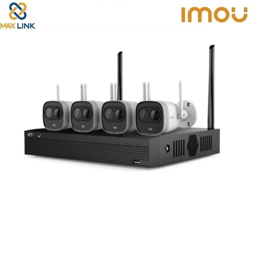Bộ Kit Camera Wifi 2MP (1 đầu ghi + 4 camera) DAHUA IMOU Wireless Security System KITNVR1104HS-W-S24-G26E Bộ Kit Camera Wifi 2MP (1 đầu ghi + 4 camera) DAHUA IMOU Wireless Security System KITNVR1104HS-W-S24-G26E