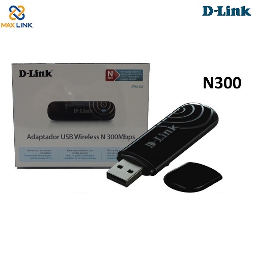 Cạc mạng Wireless USB chuẩn N300 DWA-132 Cạc mạng Wireless USB chuẩn N300 DWA-132