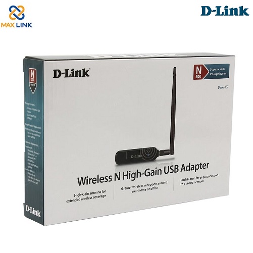 Cạc mạng Wireless USB chuẩn N300 DWA-137 Cạc mạng Wireless USB chuẩn N300 DWA-137