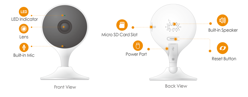 Camera wifi trong nhà 2MP DAHUA IMOU Cue 2 IPC-C22EP Camera wifi trong nhà 2MP DAHUA IMOU Cue 2 IPC-C22EP