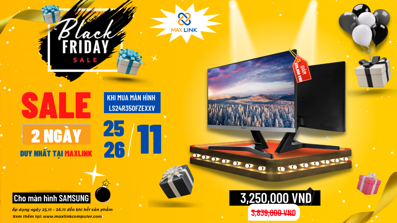 Chương trình “BLACK FIRDAY” CHƯƠNG TRÌNH MUA LCD SAMSUNG NHẬN NGAY VOUCHER TIỀN MẶT TRỊ GIÁ 589.000 VND Chương trình “BLACK FIRDAY” CHƯƠNG TRÌNH MUA LCD SAMSUNG NHẬN NGAY VOUCHER TIỀN MẶT TRỊ GIÁ 589.000 VND