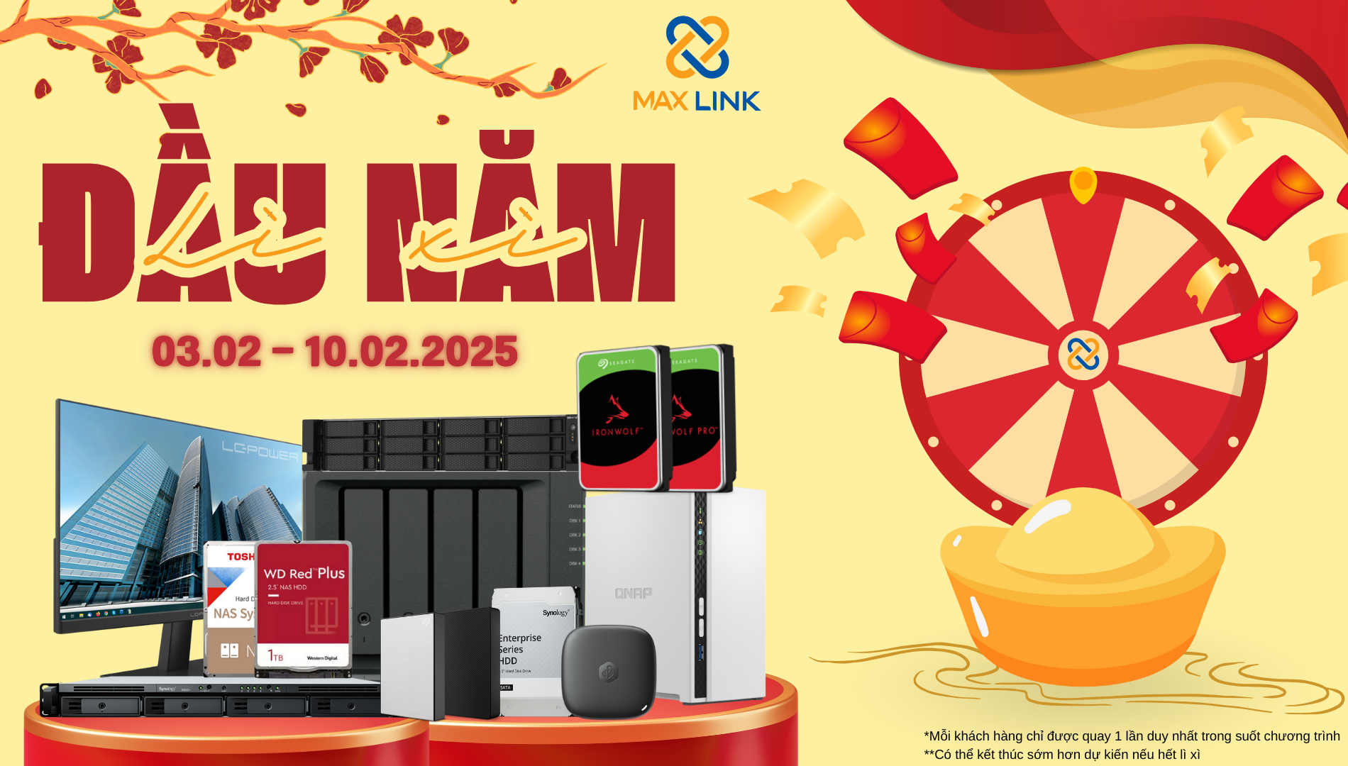 Chương Trình “Lì Xì Đầu Năm 2025” Chương Trình “Lì Xì Đầu Năm 2025”