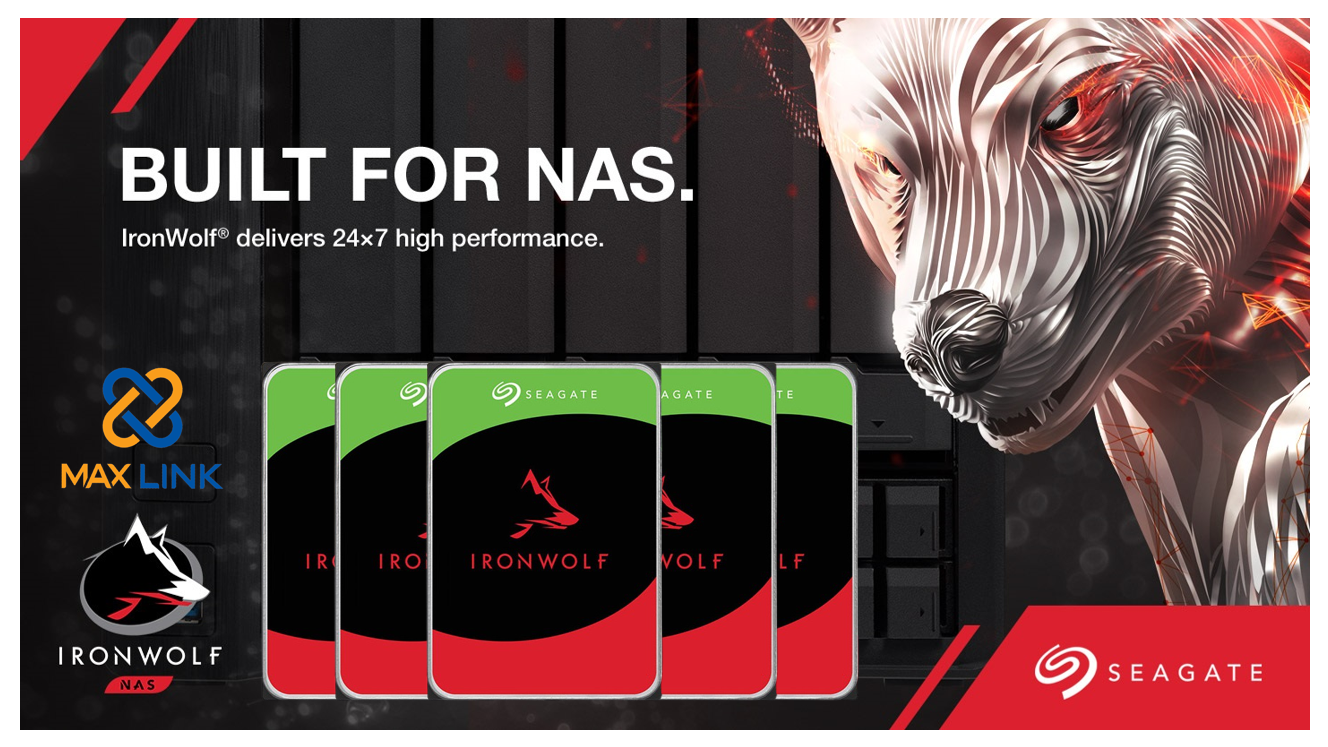 IronWolf - Dòng ổ cứng chuyên dành cho NAS. IronWolf - Dòng ổ cứng chuyên dành cho NAS.