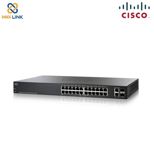 Cisco SF250-24P 24-Port 10/100 PoE Smart Switch Cisco SF250-24P 24-Port 10/100 PoE Smart Switch